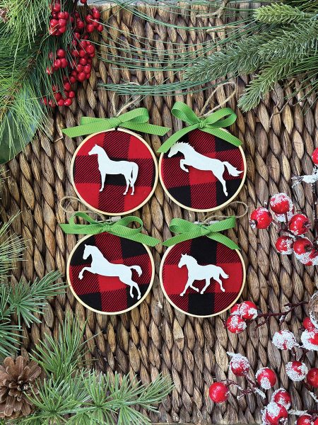 DIY horsey ornaments