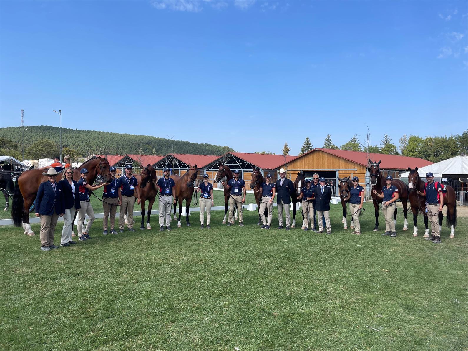 US Driving Team at the 2024 FEI Driving World Championship