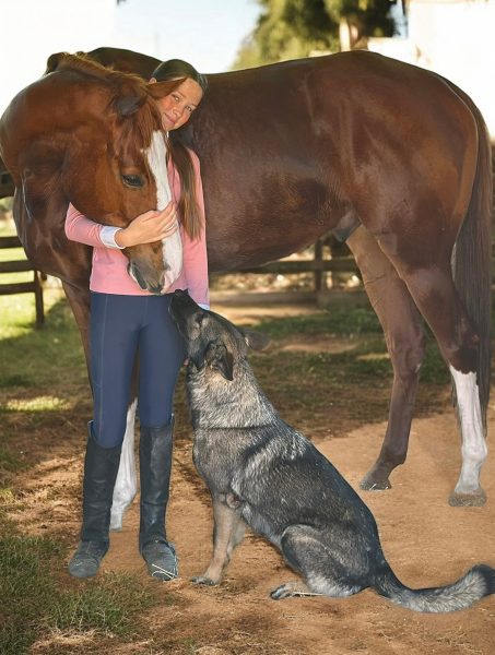 Ruby Neagle and her barn buddies.