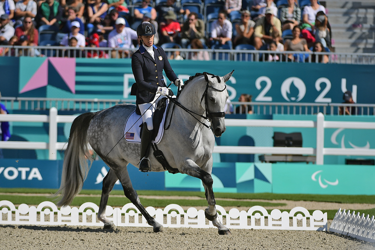 2024 Paris Paralympics: USA’s Kate Shoemaker and Vianne 5th in Para Dressage Grade IV