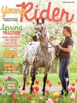 The Young Rider March/April 2025 cover.