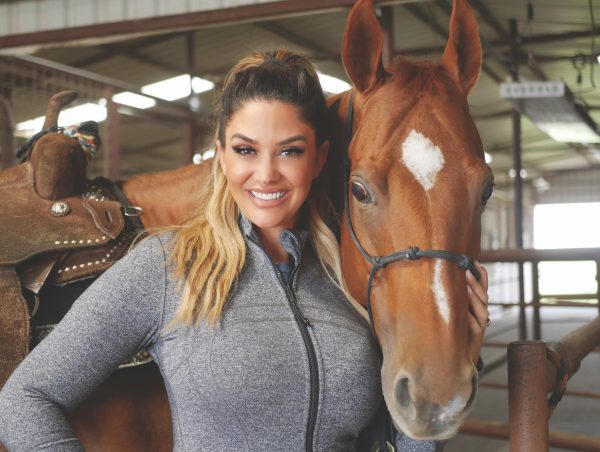 Fallon Taylor with her horse